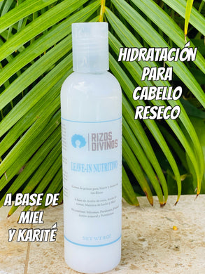 Leave-in Hidratante Para Cabello Reseco  8 oz