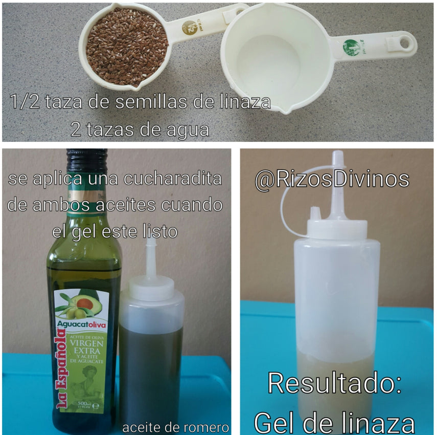 Gel de Linaza para Definir tus Rizos