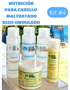 Kit Nutritivo para Rizo-Ondulado Maltratado.