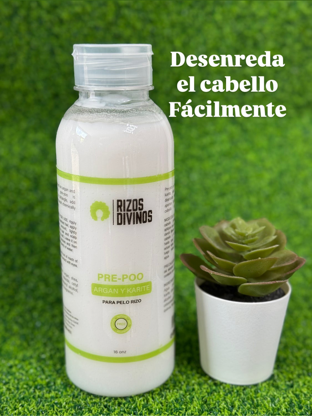 Prepoo para Desenredar e Hidratar el Cabello (16 oz)