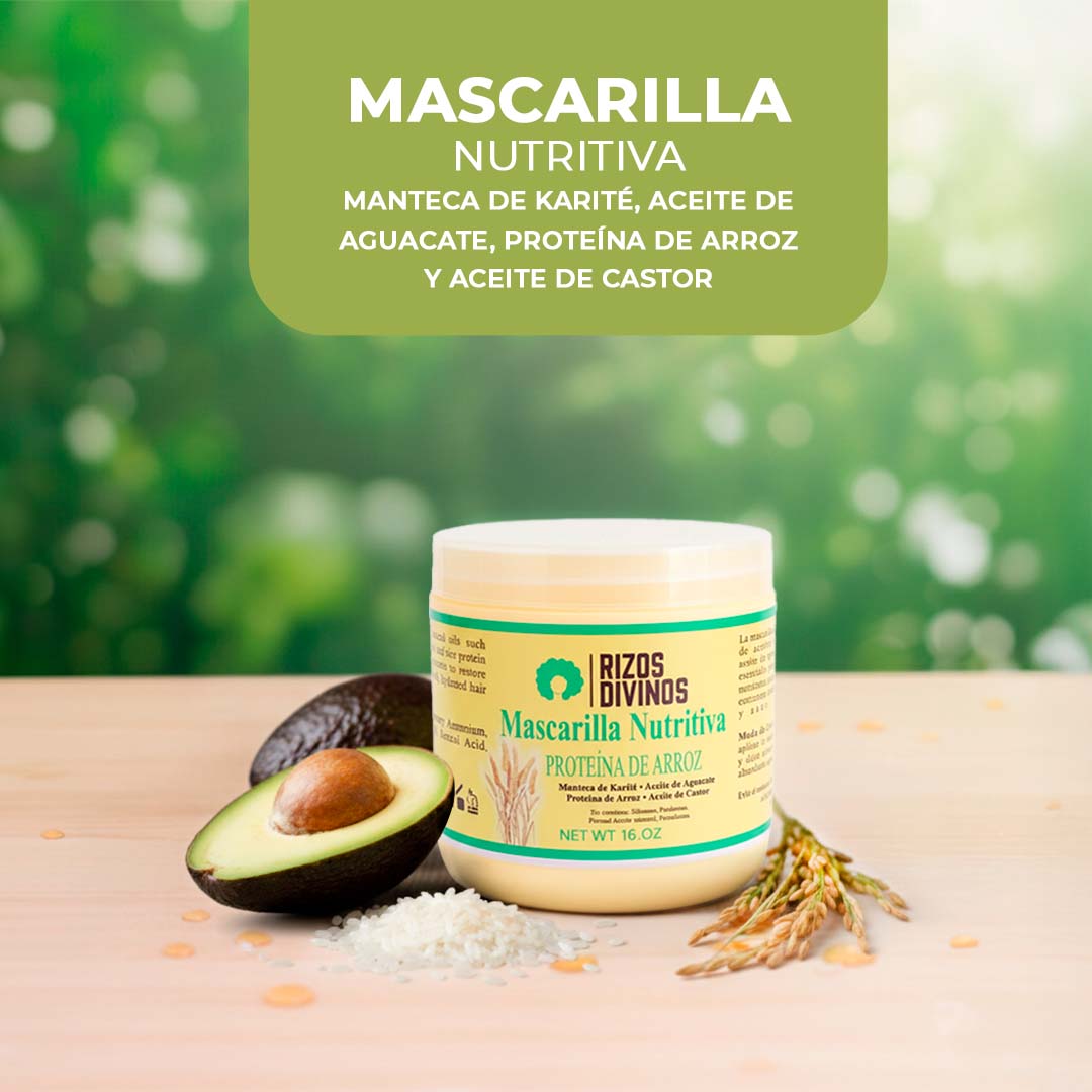 Mascarilla Nutritiva y Reparadora de Proteína de Arroz (16 oz)