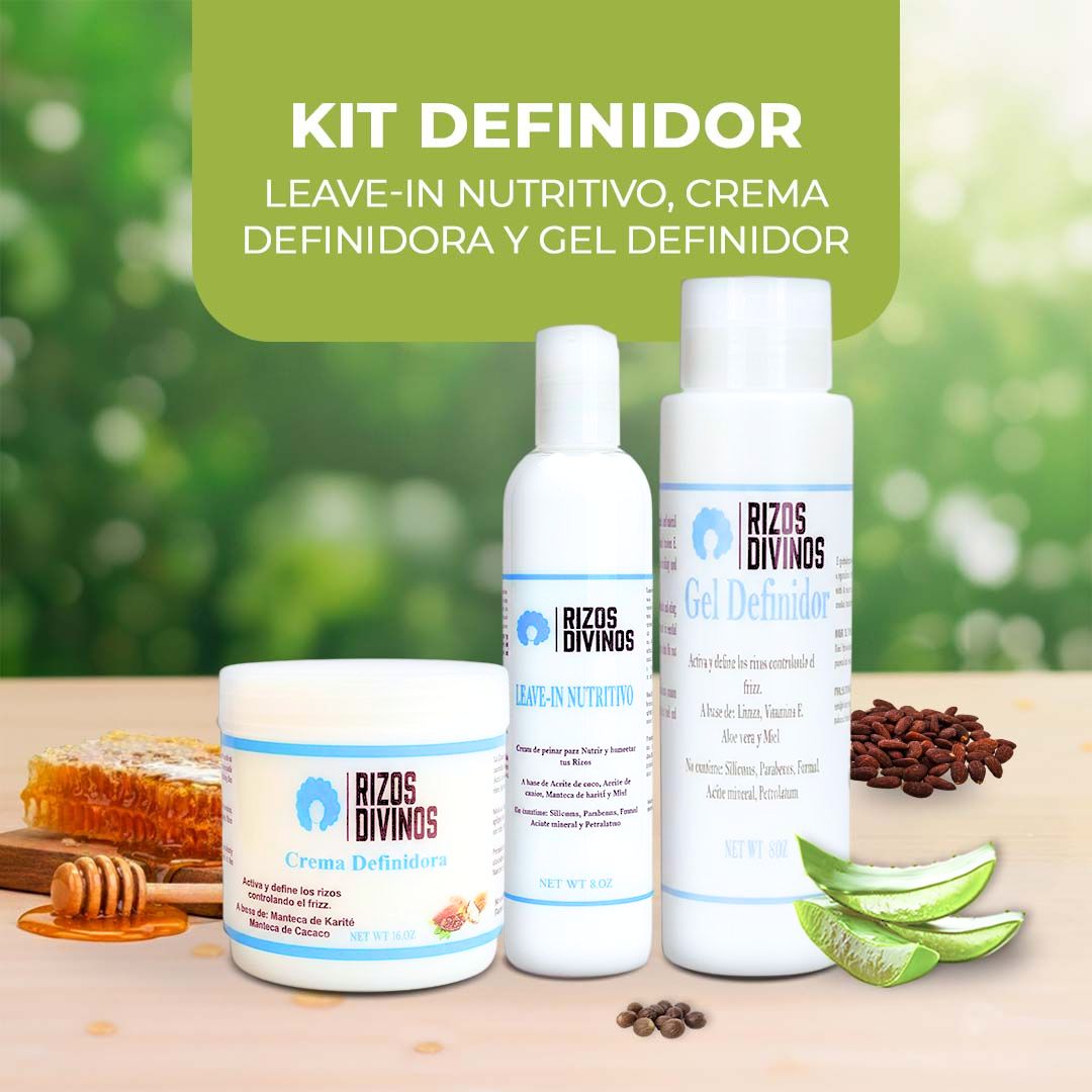 Kit de Hidratación y Definición para Cabello Rizado Reseco