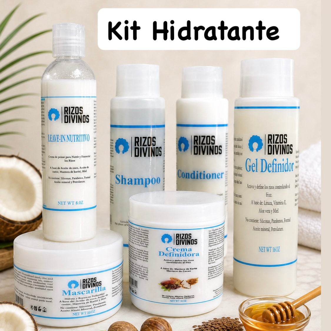 Kit Hidratante Para Definir Cabello Reseco