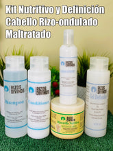 Cargar imagen en el visor de la galería, Kit Nutritivo y definición para Cabello Rizo-Ondulado Maltratado