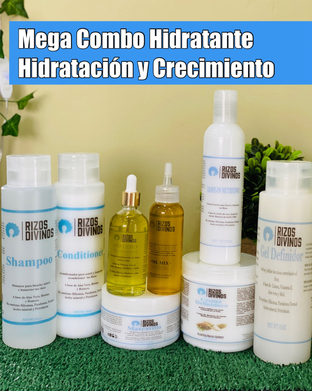 Mega Combo Hidratación y Crecimiento del Cabello