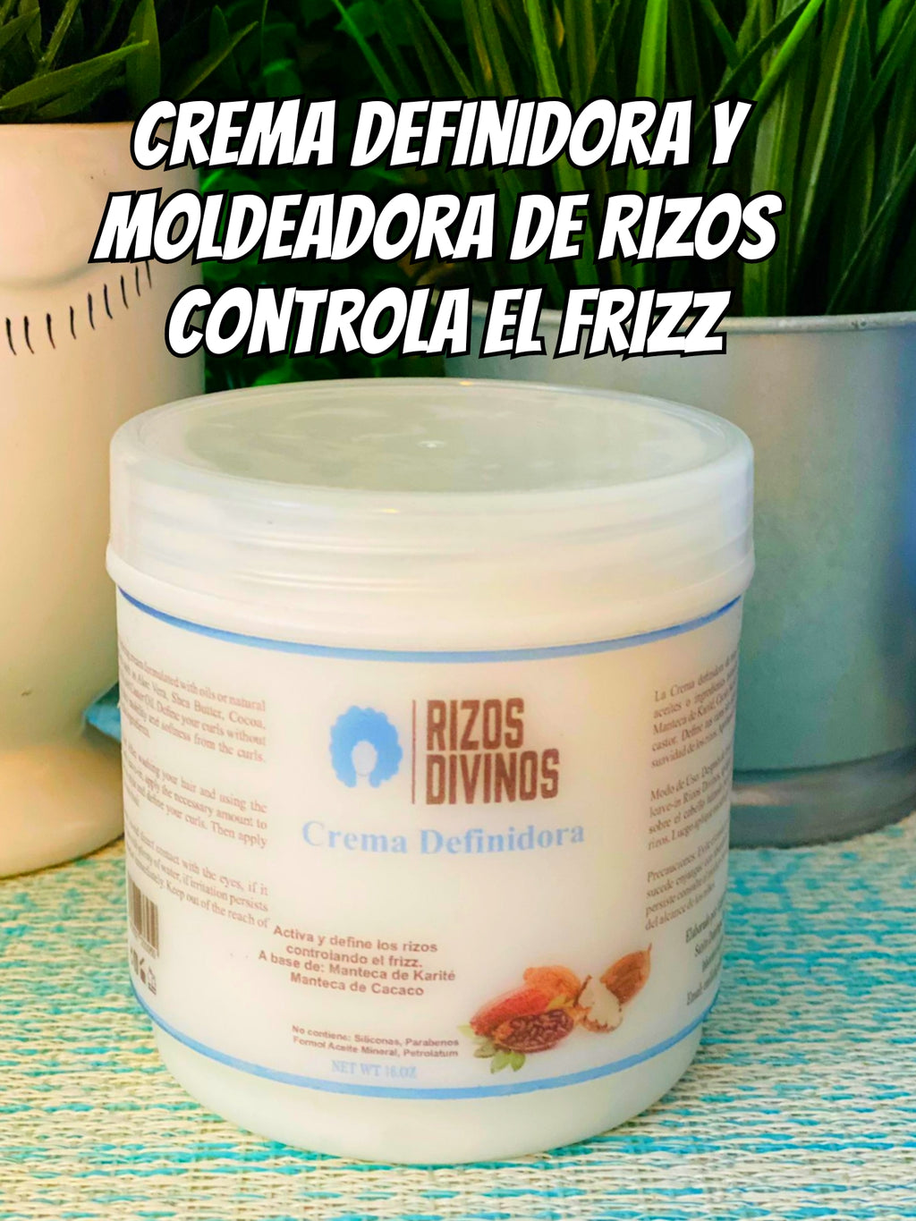 Crema Definidora y Moldeadora de Rizos (16 oz)