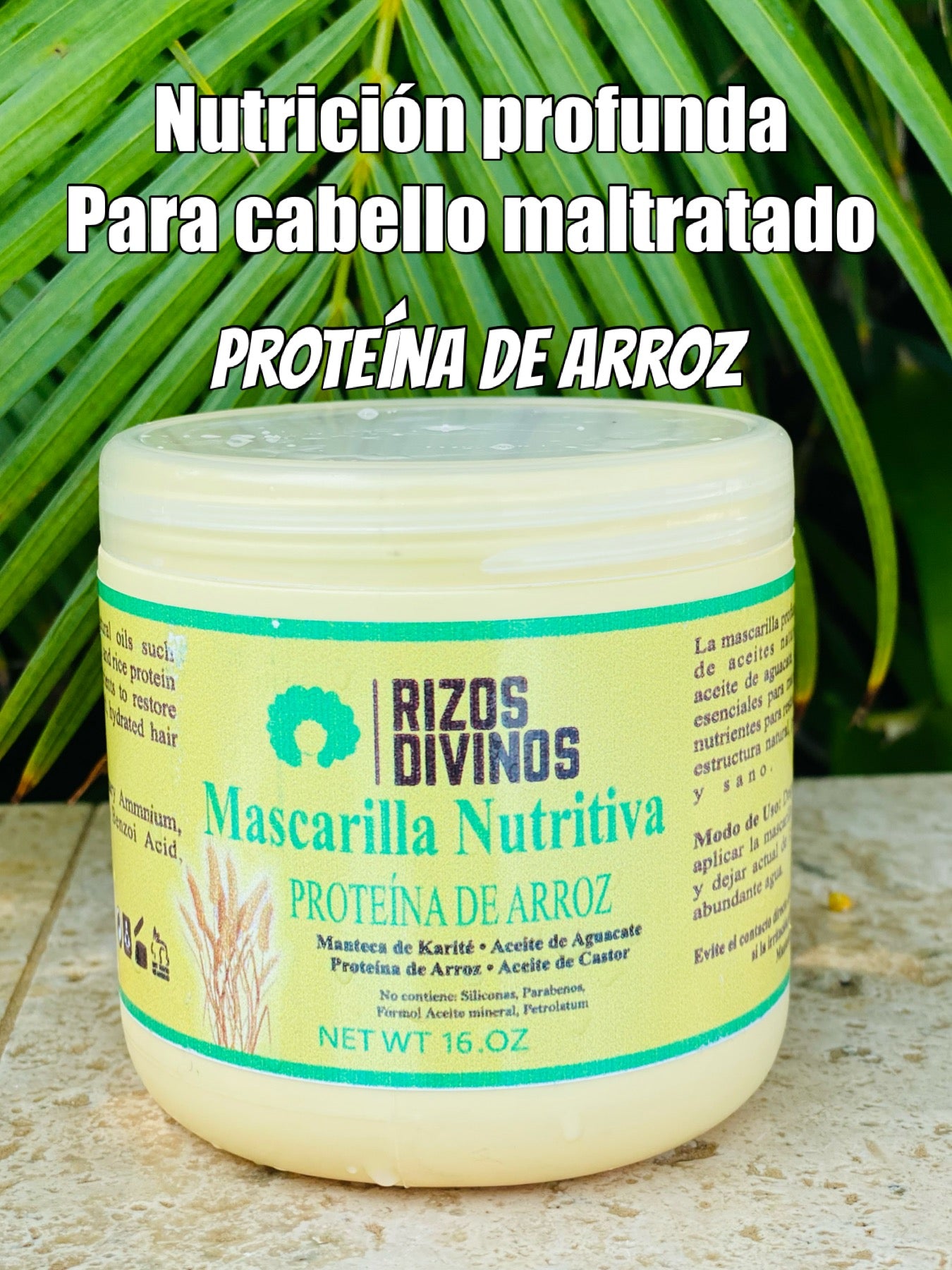 Mascarilla Capilar Arroz Para Alisar El Pelo Keratina Casera