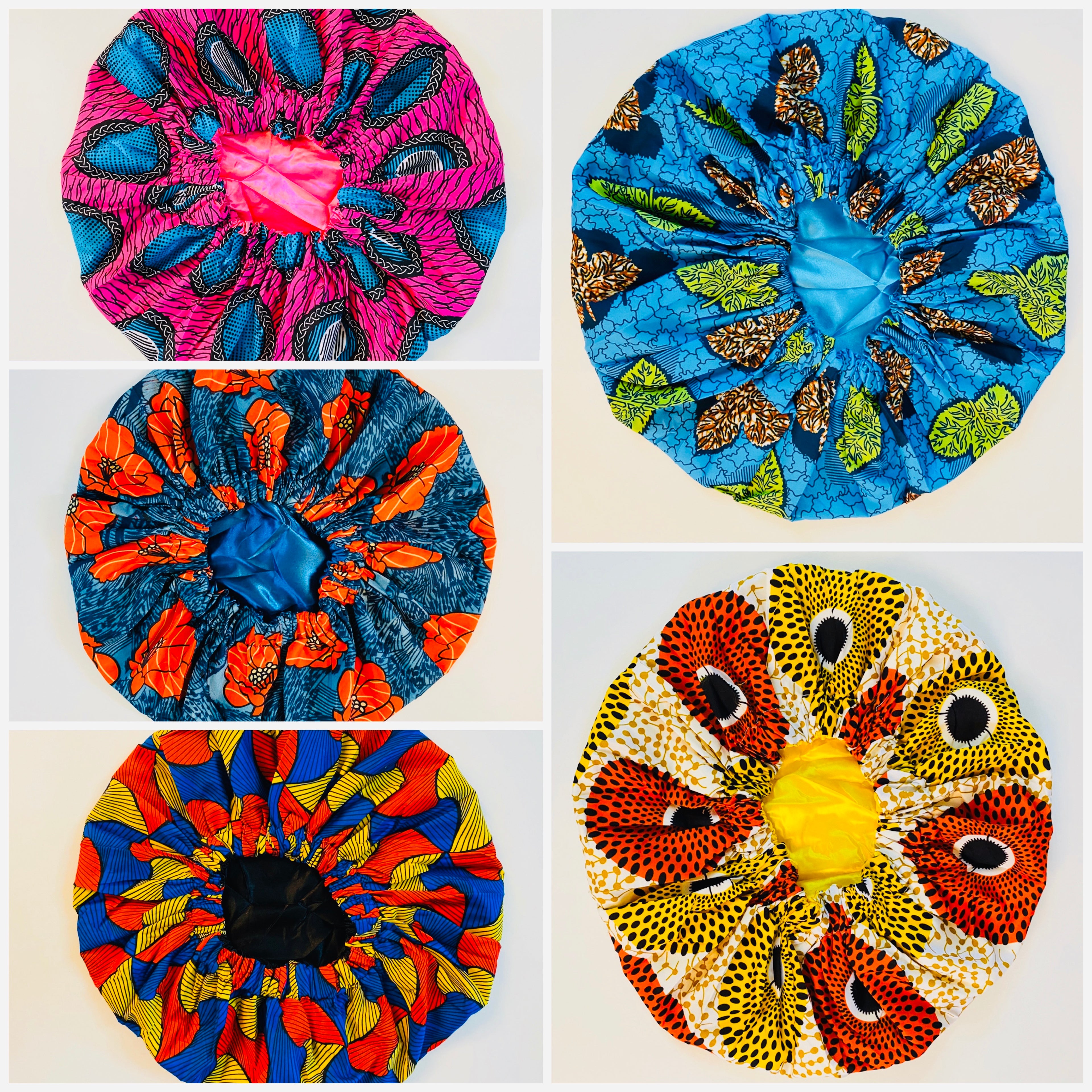 Gorro de Satin para Dama para Cabello Largo (Size XL) 5 Colores a Escoger