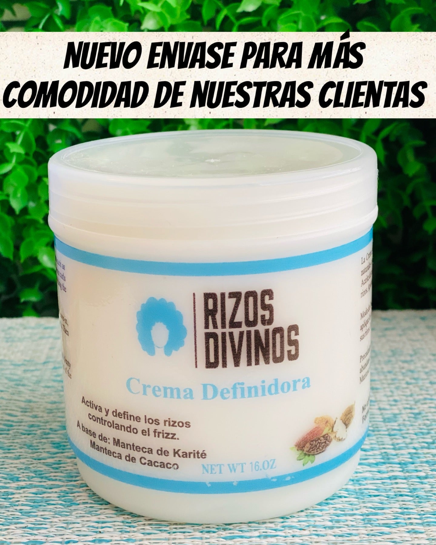 Crema Definidora y Moldeadora de Rizos (16 oz)