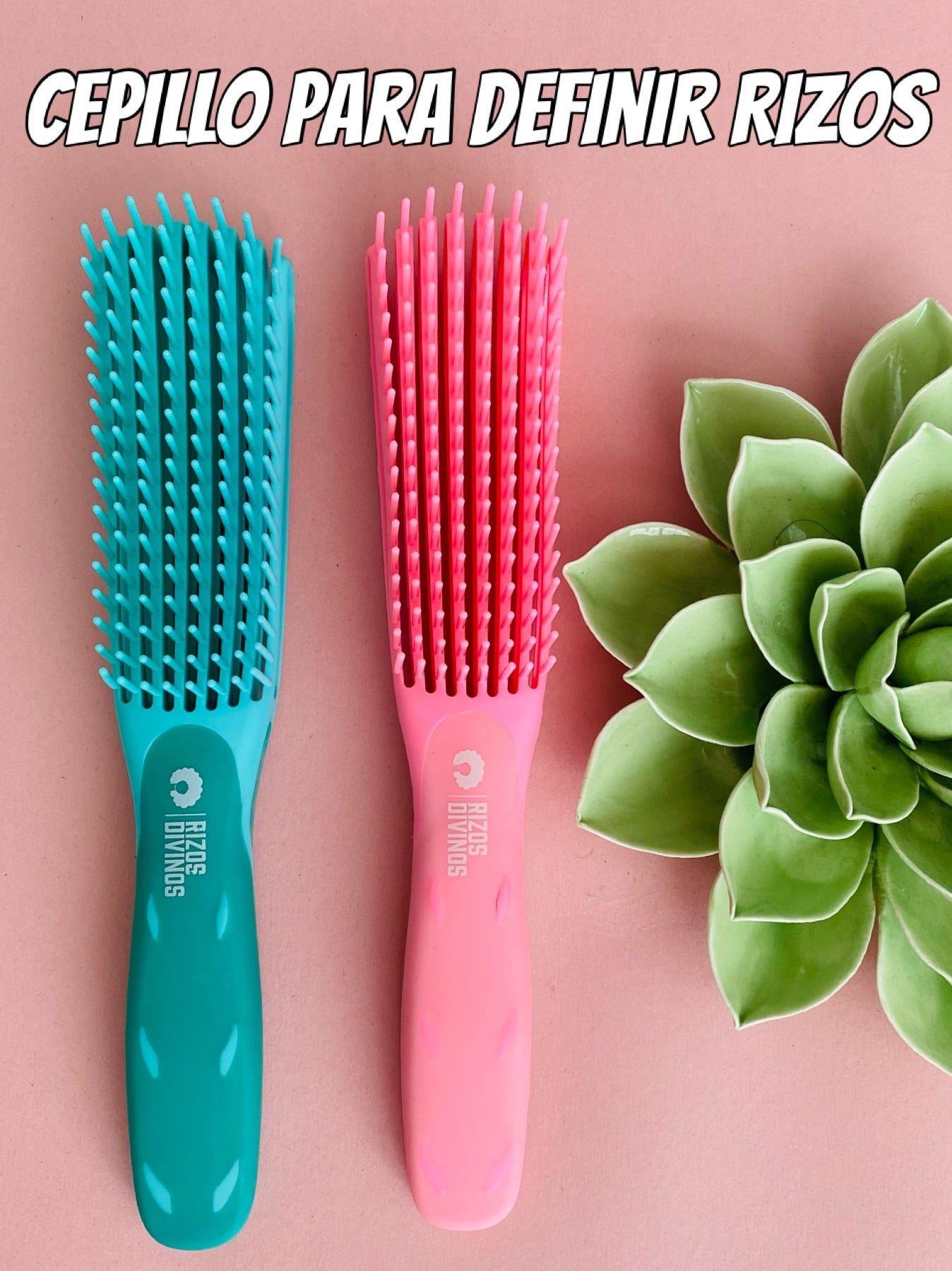 Cepillo para desenredar y definir Cabello Rizo y Ondulado