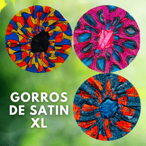 Gorro de Satin para Dama para Cabello Largo (Size XL)